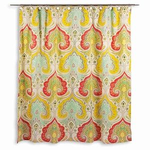 Echo Jaipur Fabric Shower Curtain